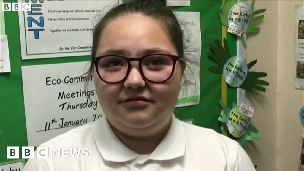 Pupils ditch plastic straws to save the environment BBC News