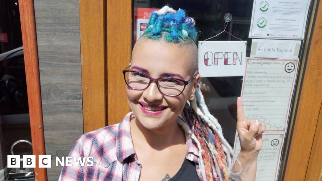 Coronavirus Beauty salons and tattooists in Wales reopen BBC News