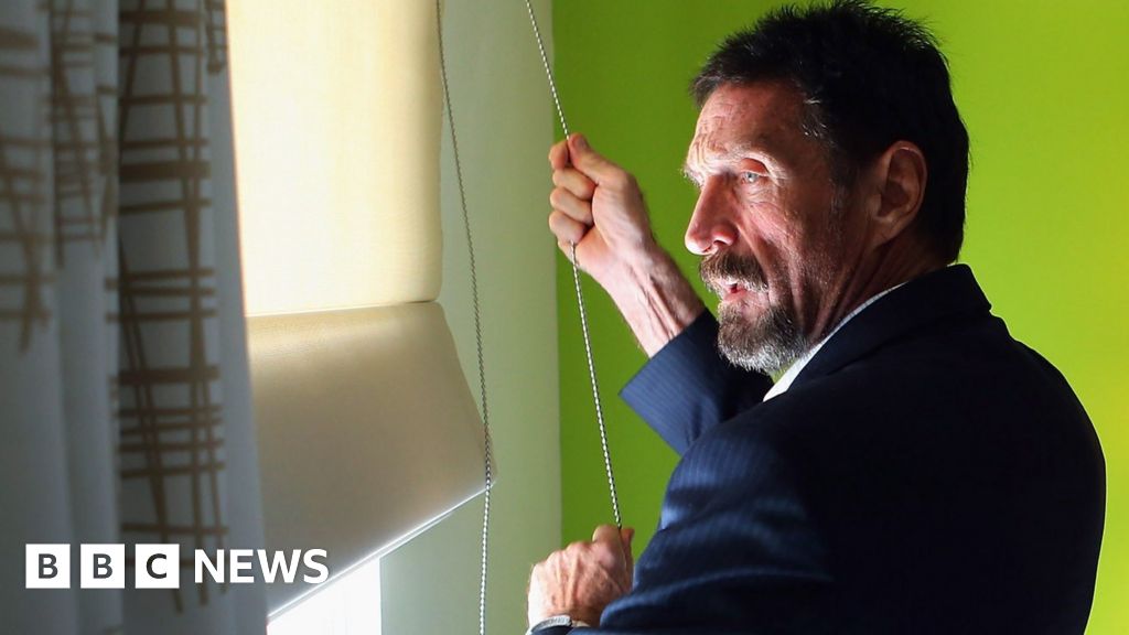 John McAfee says his Twitter account was hacked