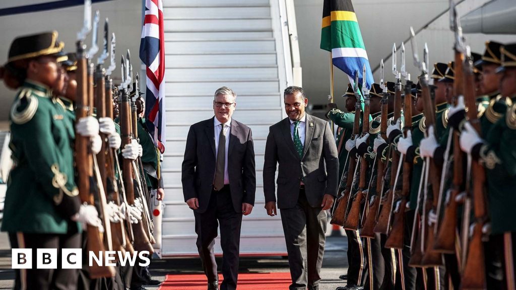 Starmer arrives in South Africa as G20 gathers without Trump