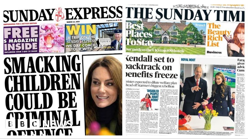 The Papers: Benefits backtrack and smacking could be criminal