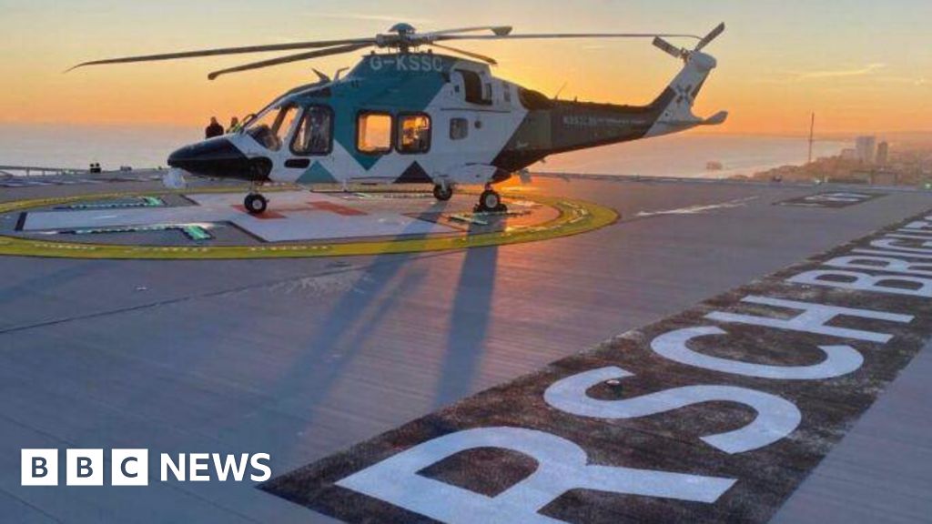 Hospital helipad open at last after 7-year delay