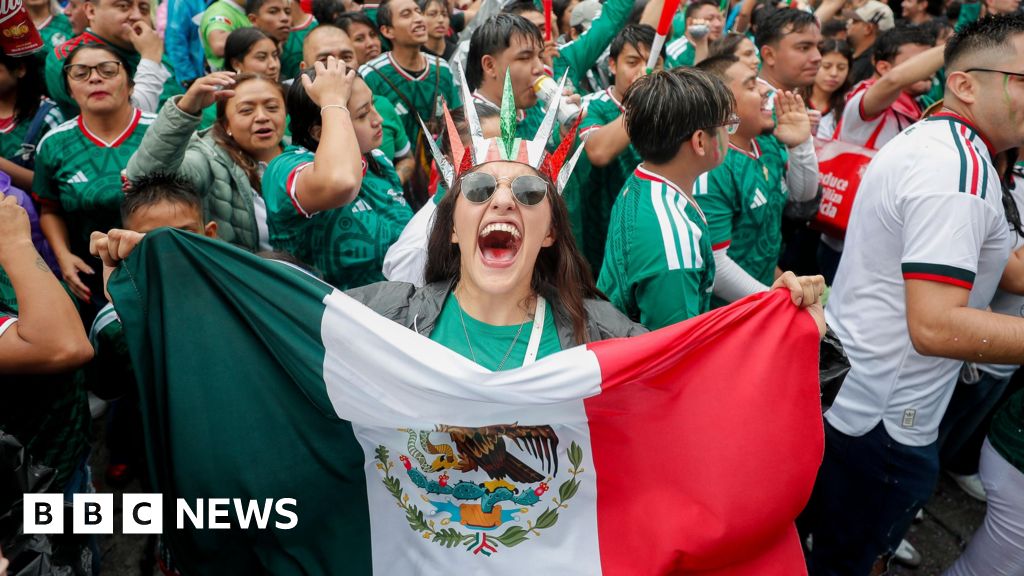 Watch: Fans celebrate Mexico's win in World Cup opening match