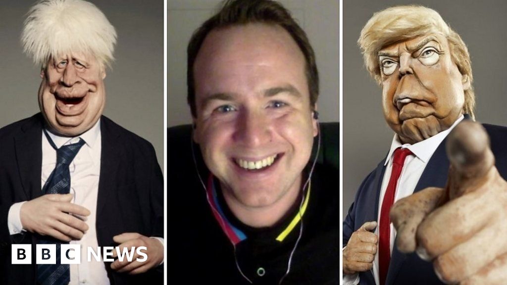 Spitting Image: The Voice Of Boris Johnson And Donald Trump - BBC News