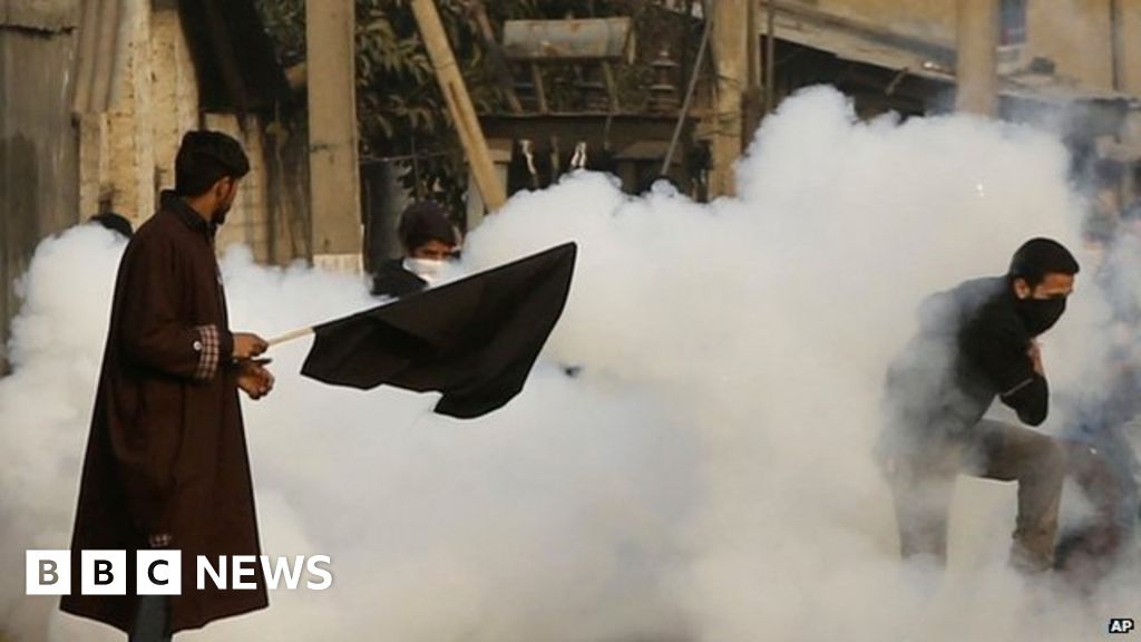 Protests Flare In Srinagar Over Executions In Saudi Arabia Bbc News