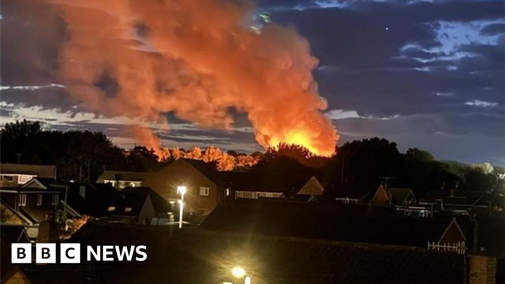 Crews attend 'serious explosion' at warehouse