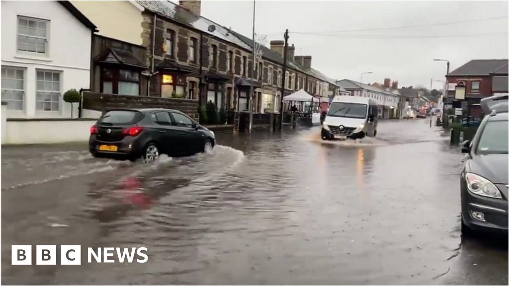 Heavy Rain In Cardiff Brings Flooding To Whitchurch Bbc News 