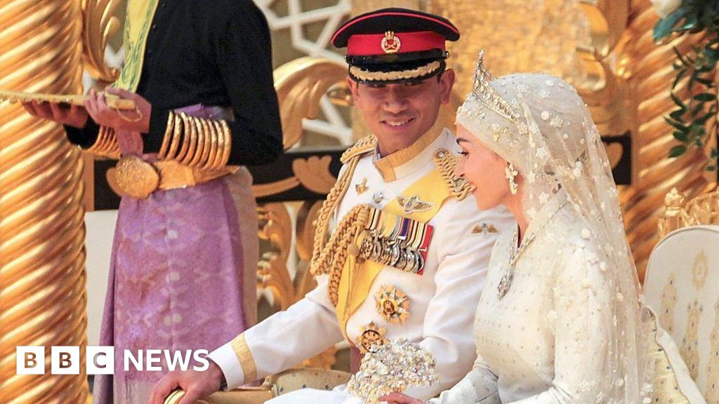 Brunei's Prince's royal wedding reaches climax