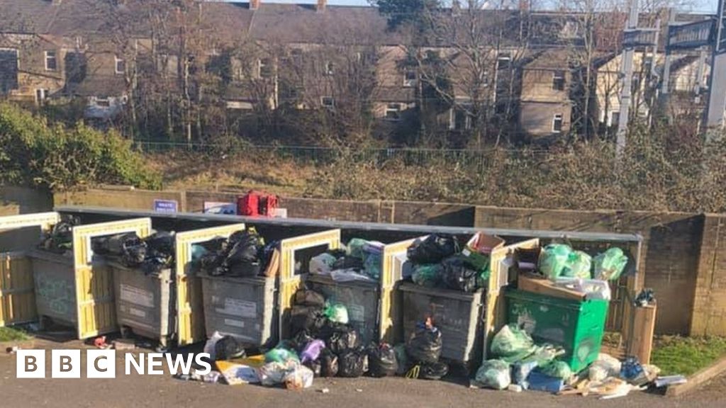 Covid 'Severe' driver shortage affects Cardiff bin collections BBC News