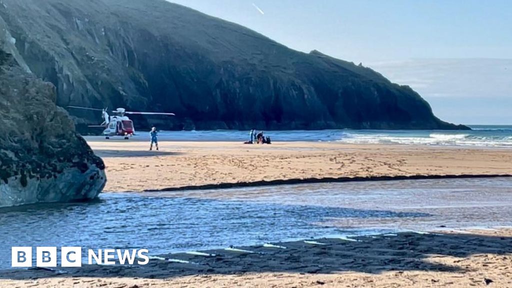 Holywell Bay incident Two recovered from sea BBC News