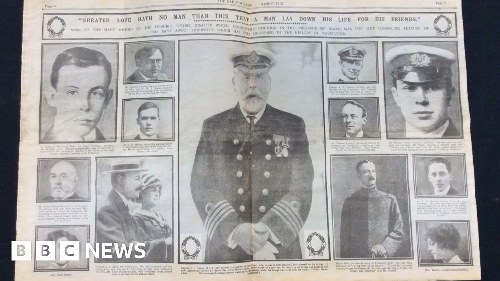 Titanic Survivor Newspaper Found After 112 Years