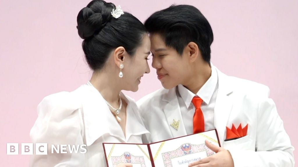 Watch: 'I do', say Thai couples as country legalises same-sex marriage