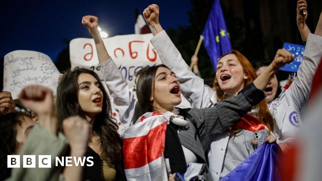 Georgia to vote on controversial law that sparked mass protests - BBC.com