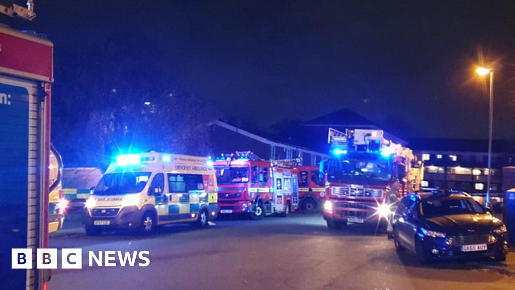 Eight people rescued from Birmingham tower block arson