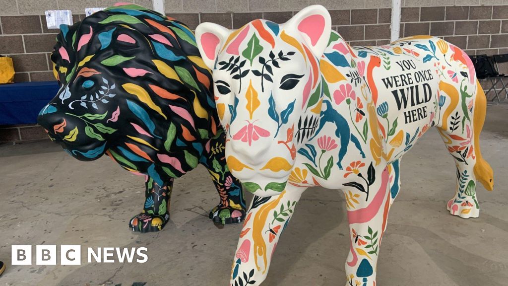bbc.co.uk - Lucy Ashton - Sheffield Children's Hospital unveils lion sculpture trail - BBC News