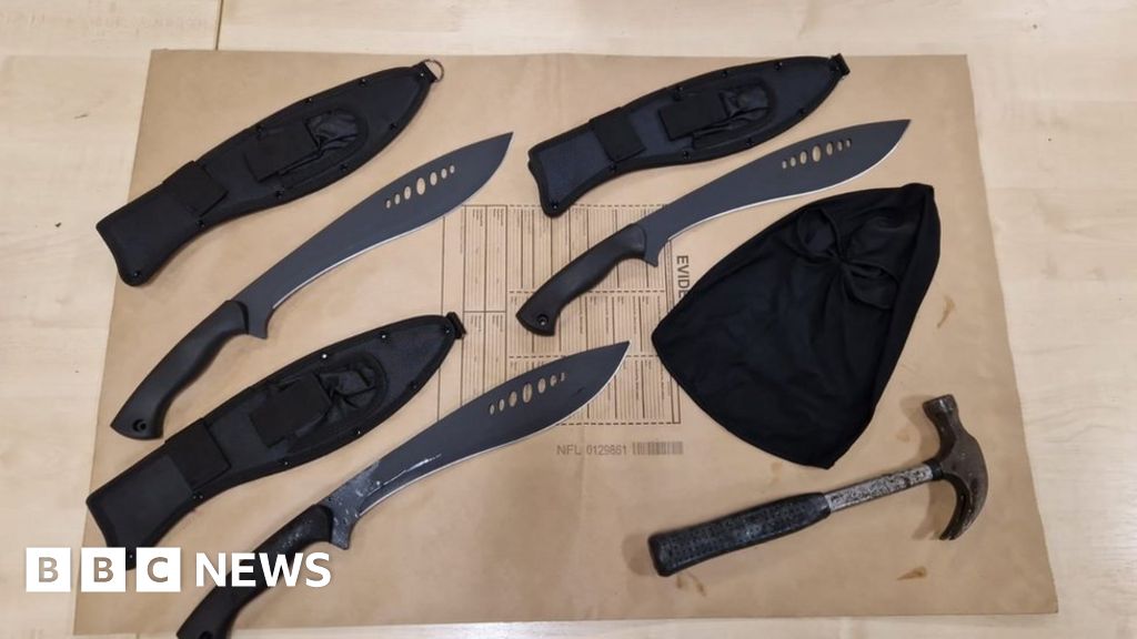 Over 160 knives seized in West Yorkshire weapons crackdown BBC News