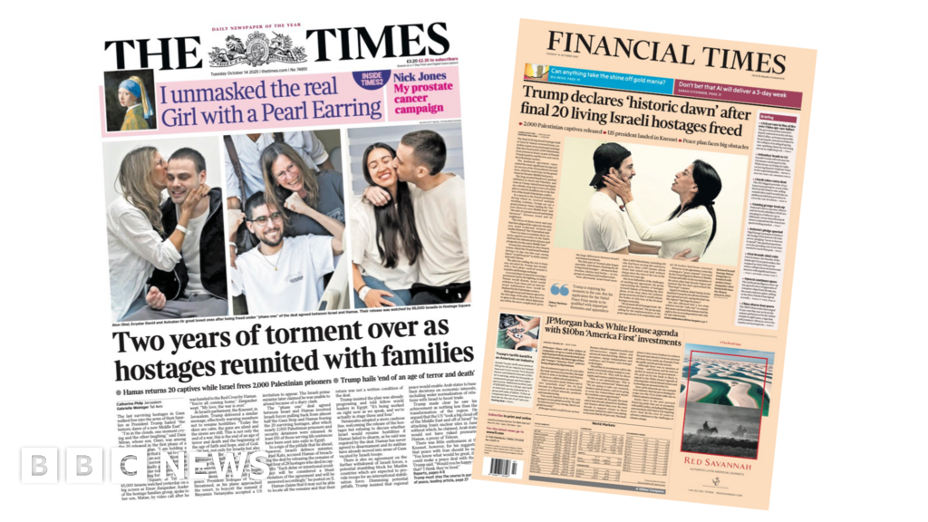 The Papers: 'Two years of torment over' and Trump declares 'historic dawn'