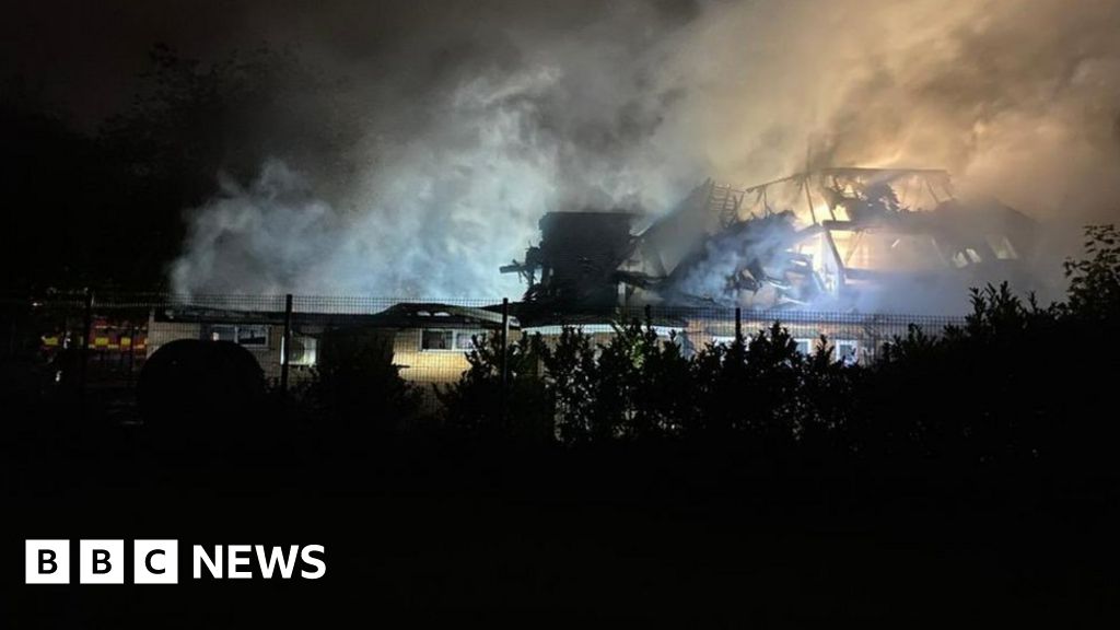 Highfield Priory School fire: Blaze is suspicious, police say