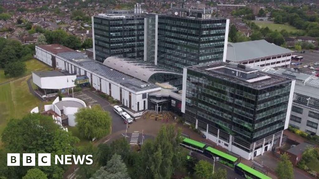 An aerial view of the University of Derby in Markeaton
