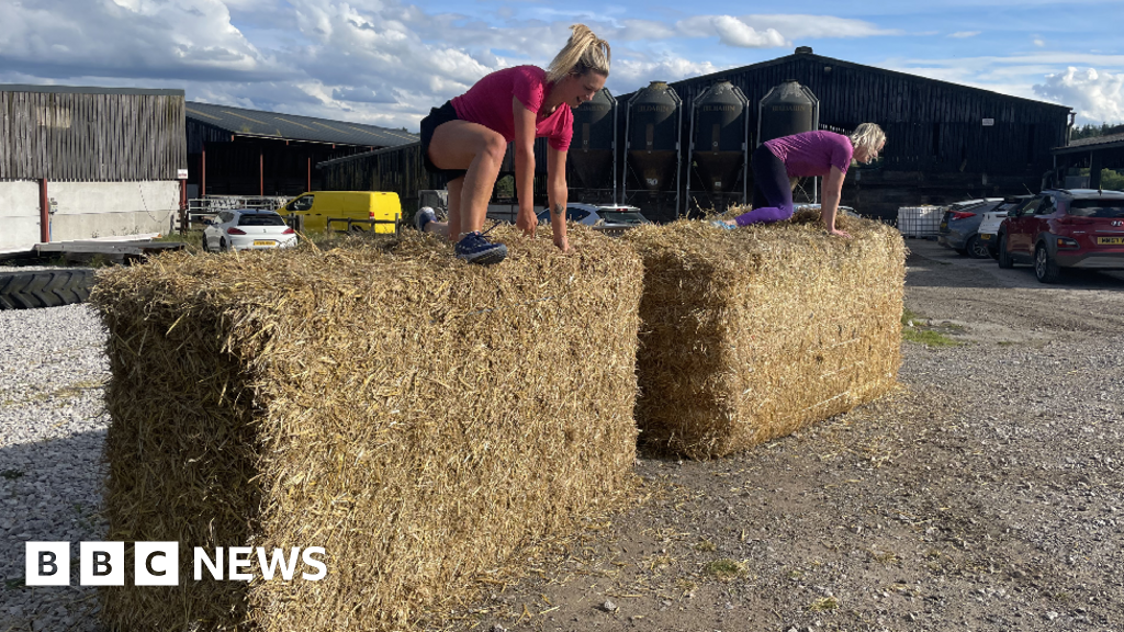 Gym on Flintshire farm swaps cowbells for dumbbells