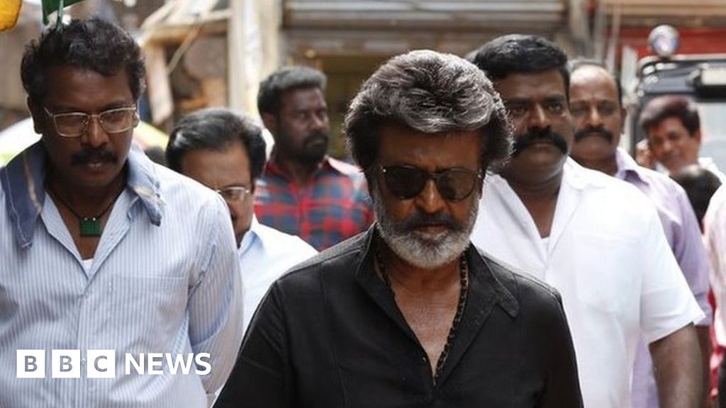 Kaala: India superstar Rajinikanth mixes swagger with politics - BBC News