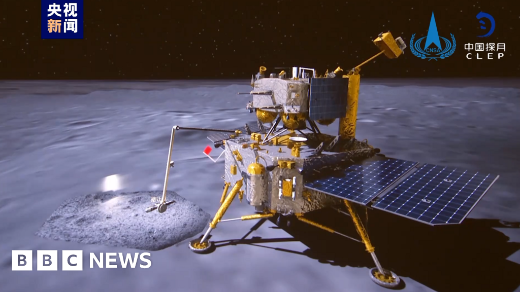 Sisi jauh wahana penjelajah bulan Chang’e-6 Tiongkok memulai perjalanan pulang