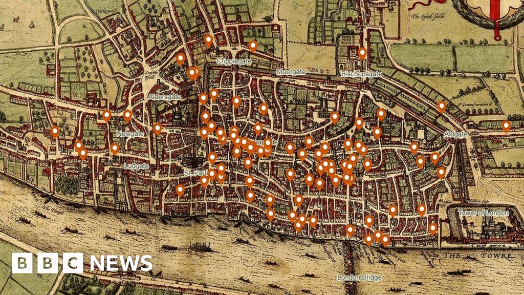 Medieval London's murder hotspots revealed