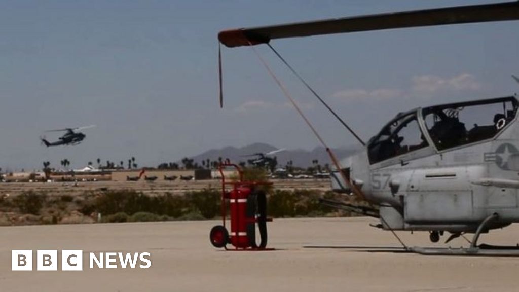 Two US Marines killed in helicopter crash during training exercise