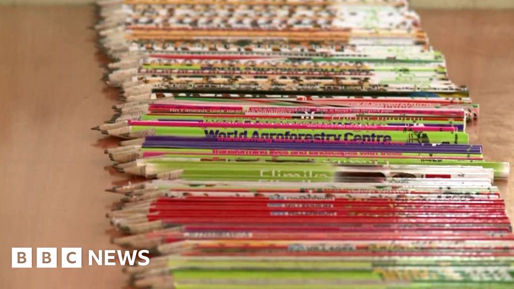 The Kenyan company recycling paper into pencils BBC News
