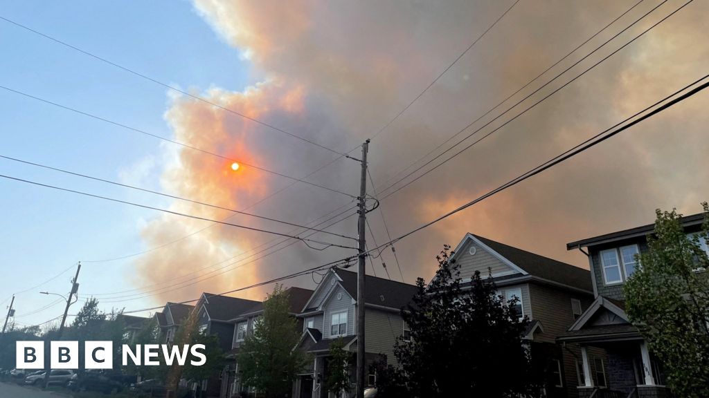 Thousands evacuate as Nova Scotia fights wildfires