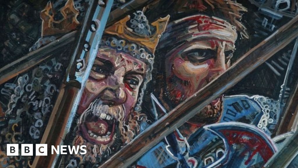 Battle of Bannockburn mural unveiled BBC News