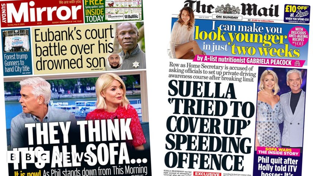 The Papers: Schofield quits This Morning and Braverman 'cover-up'