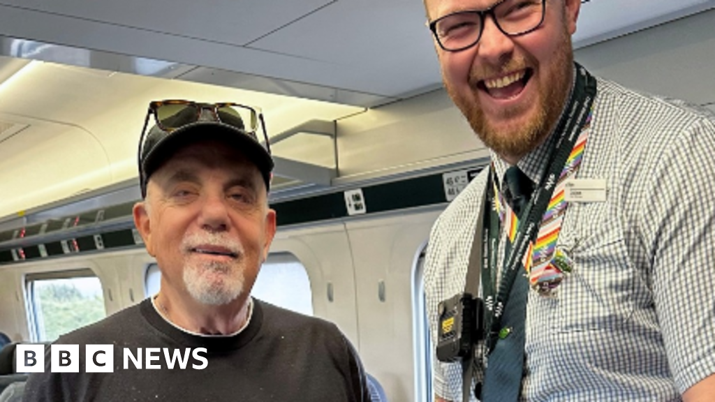 Billy Joel catches train to Cardiff for sell-out gig