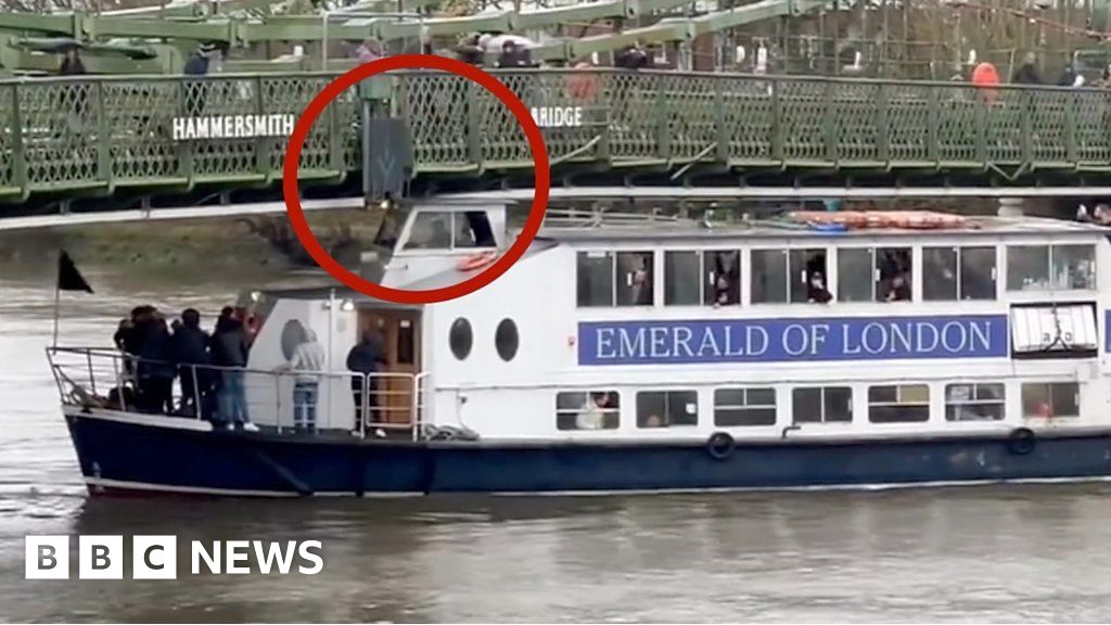 Hammersmith Bridge: West Ham fan boat crash caused £100k of damage