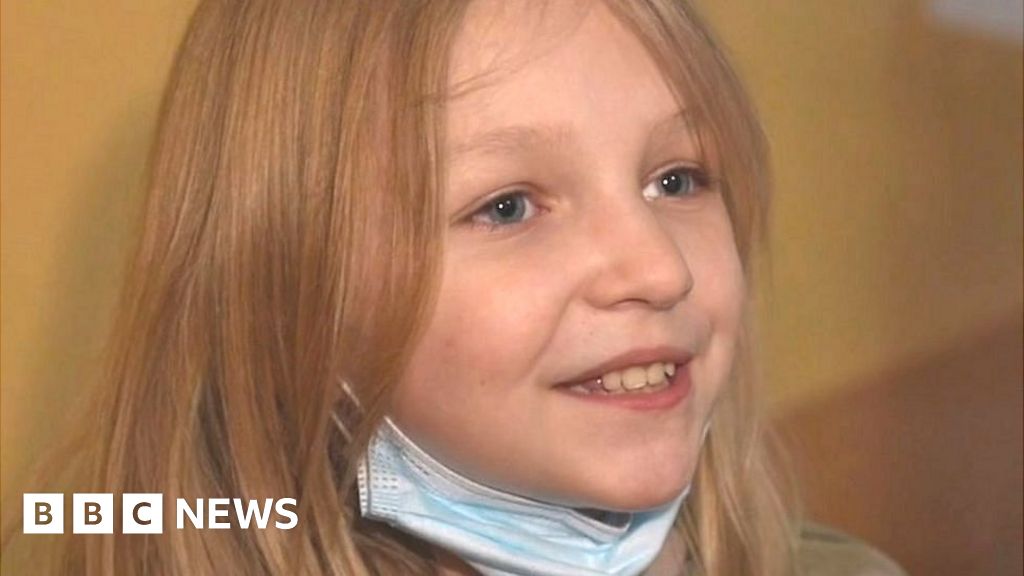 The Ukrainian refugee who loves to laugh at school in Poland