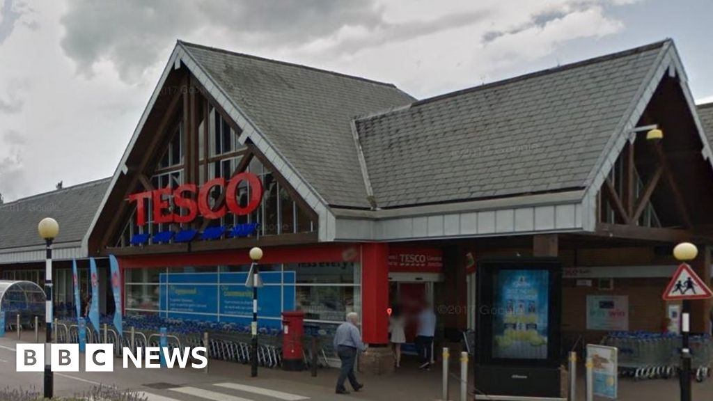 Woman trapped under car in Tesco car park Llandudno Junction BBC News