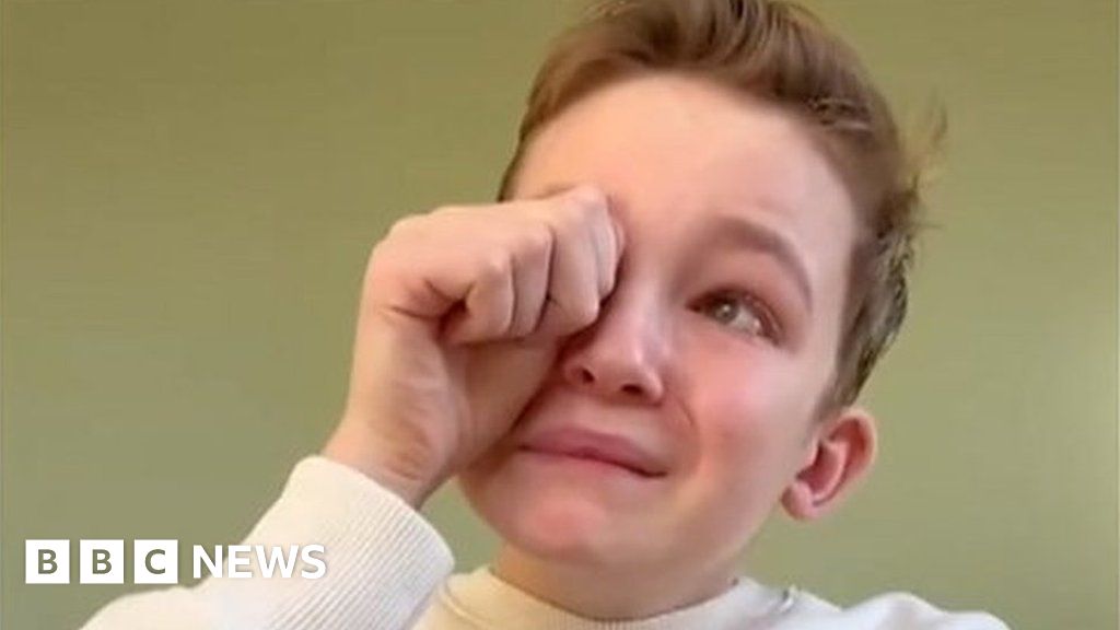 Watch: Boy’s tearful thanks after leukaemia all-clear