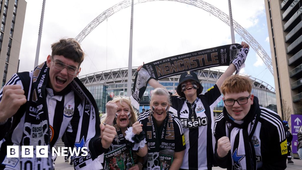 Penggemar Newcastle United di Wembley berharap untuk kemenangan final Piala Carabao