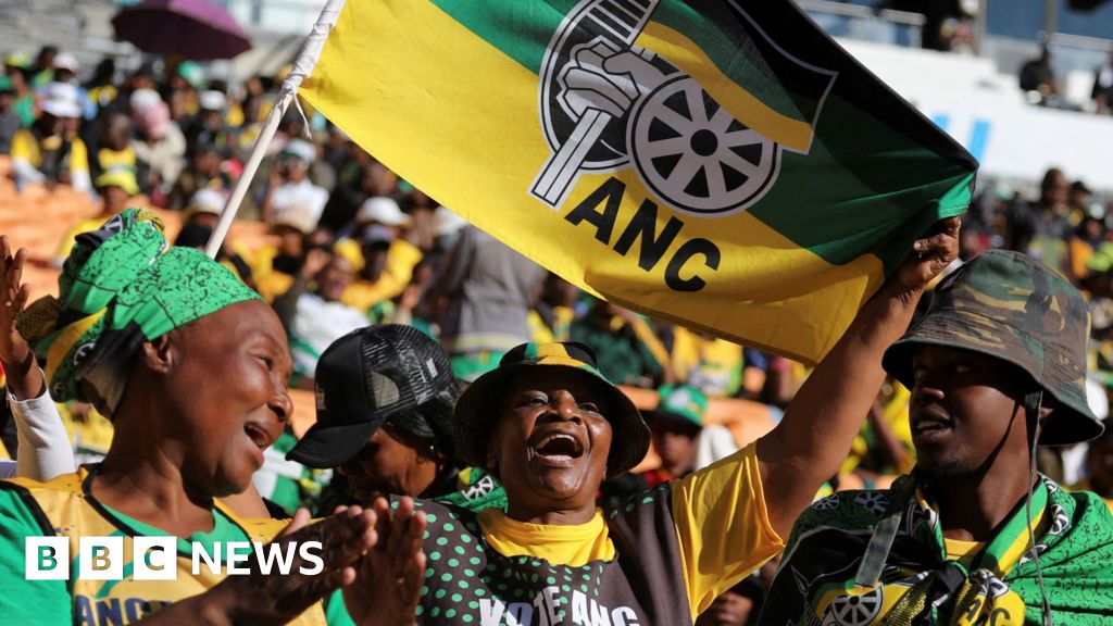 Управлението на Южна Африка Африканският национален конгрес АНК е изправен