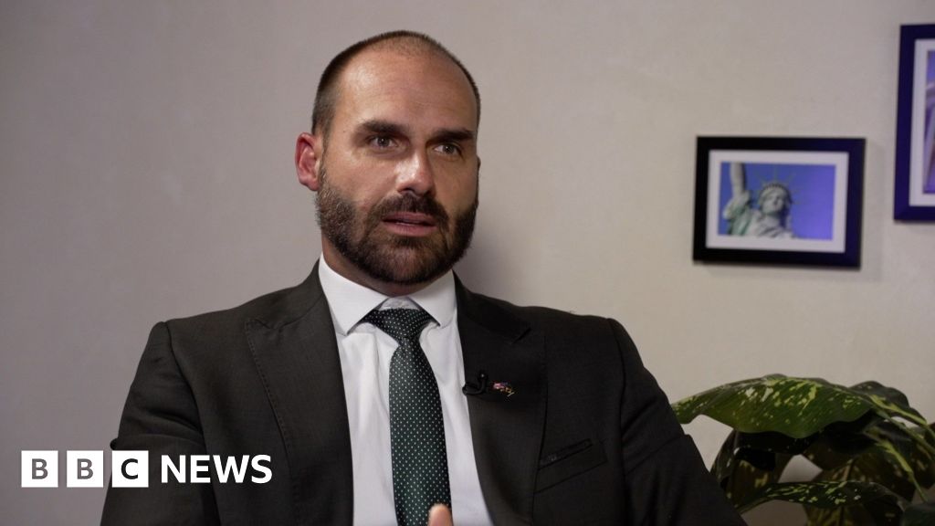 Eduardo Bolsonaro praises President Trump's tariffs on Brazil thumbnail