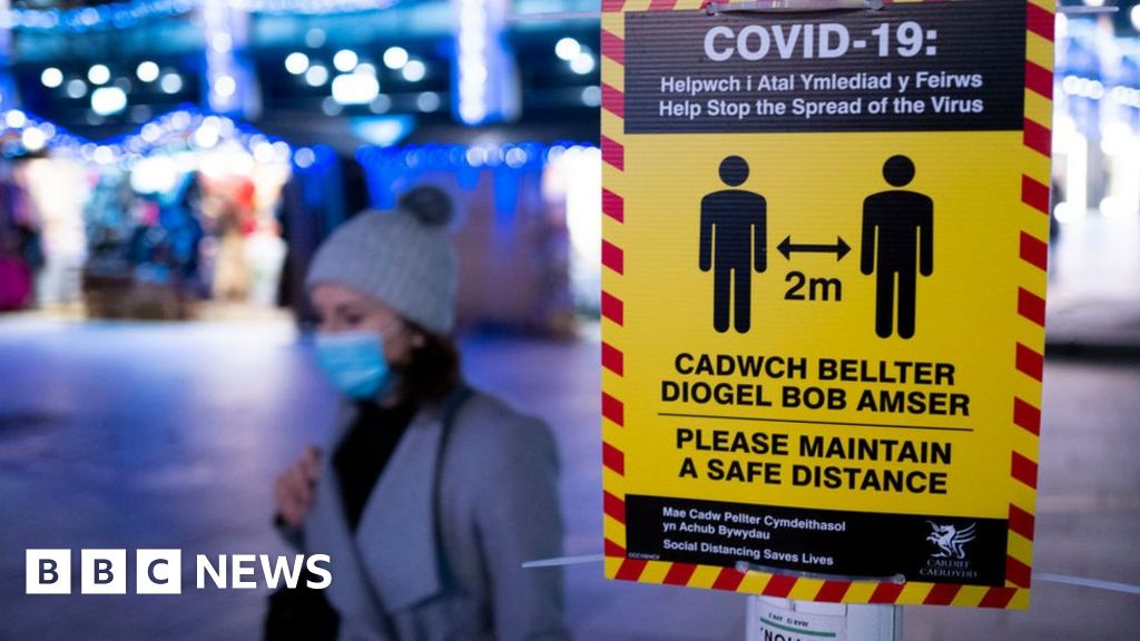 Covid: Record daily cases reported on Christmas Eve in Wales