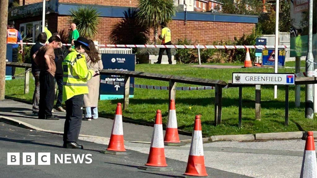 Darwen homes evacuated after 'sinkhole' appears