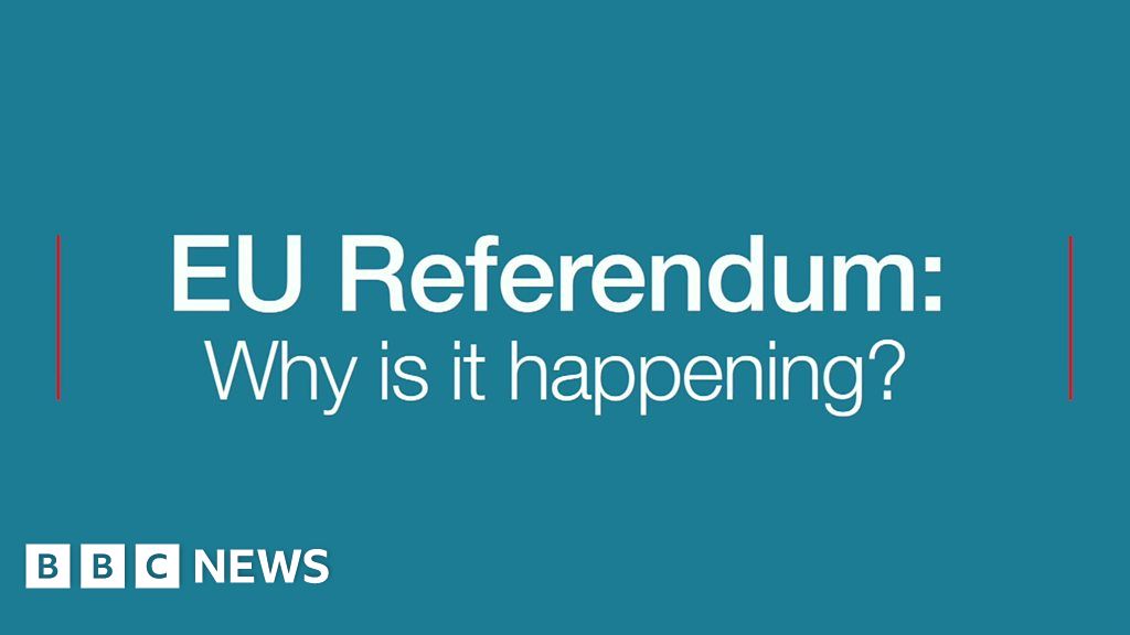 EU Referendum: Why Is It Happening? - BBC News