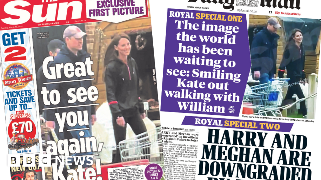 The Papers: Kate 'pictured in public' and 'key' Rwanda vote