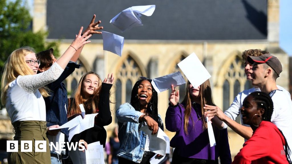 GCSE results: Pass rates and top grades edge upwards