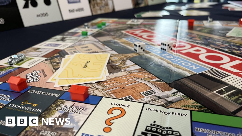 bbc.co.uk - George Carden - Chichester landmarks unveiled in new Monopoly game
