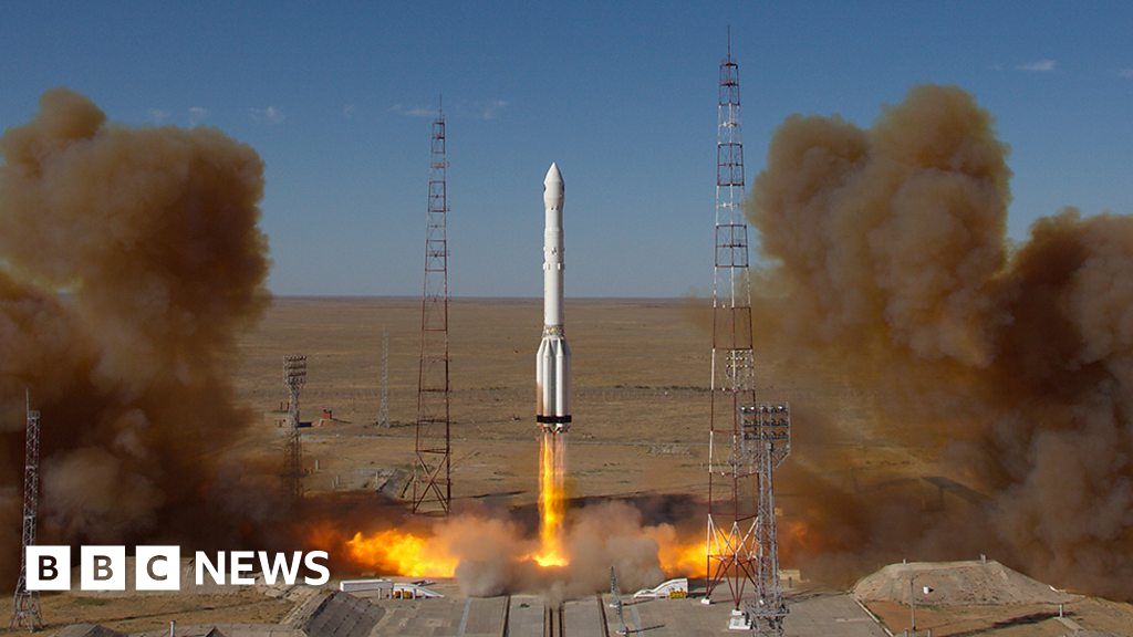 Spektr-RG: Blast-off for Russian rocket with X-ray telescope - BBC News