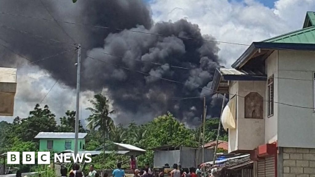 Philippines military plane crash kills at least 45 but dozens survive