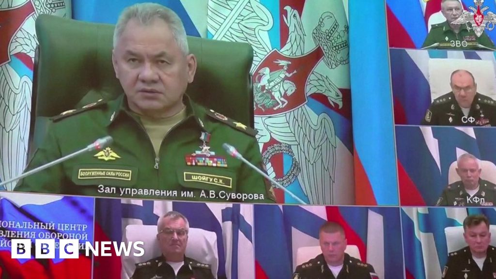 Руското министерство на отбраната пусна видео, показващо командира на Черноморския