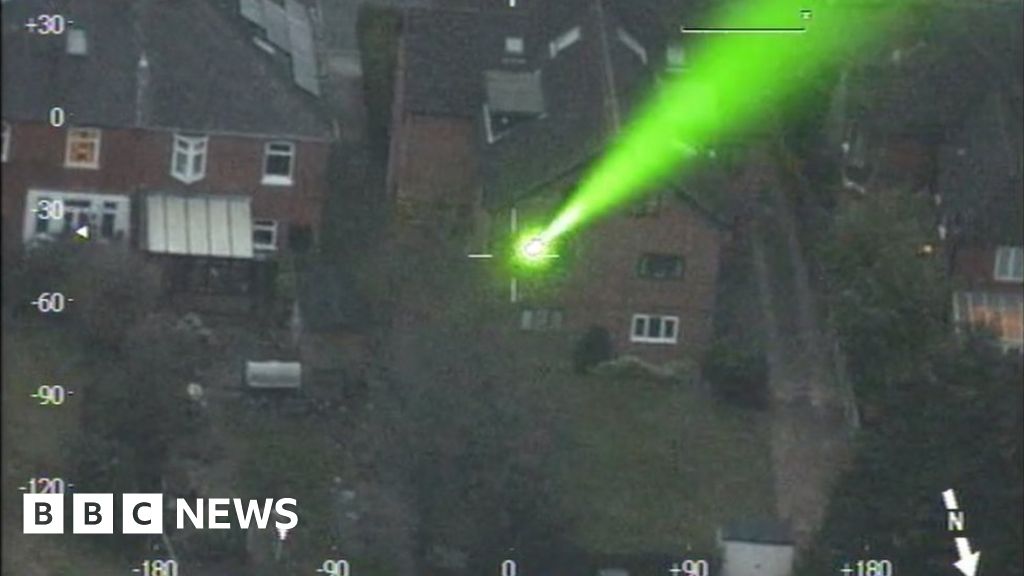 Southampton Man caught shining laser beam at police helicopter